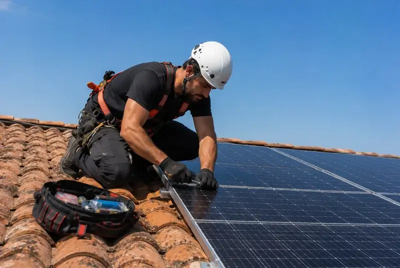 Maintenance et monitoring de panneaux solaires à Plaine