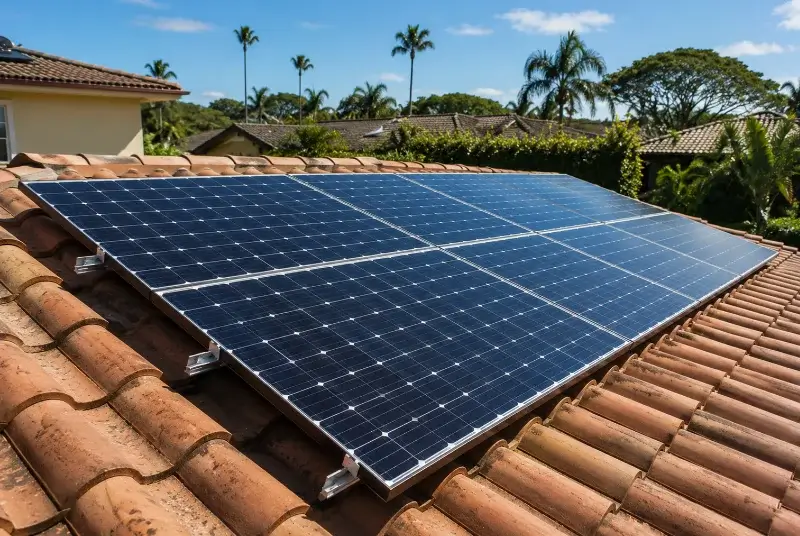 Installation de panneaux solaires à Plaine
